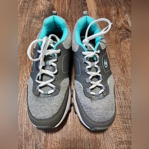 Champion Gray and Teal Women's Sneakers